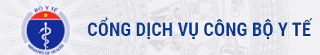 Cổng dịch vụ công - Bộ Y tế